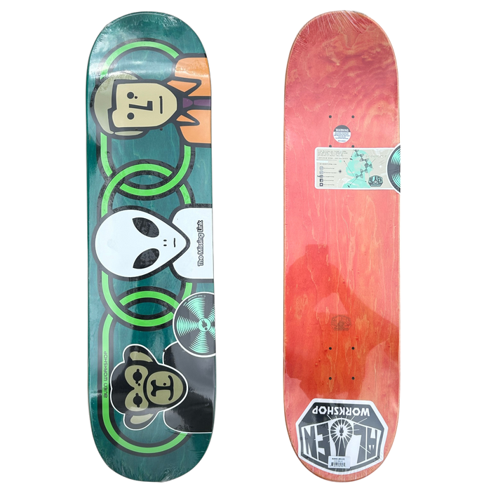 Alien Workshop - Forest Green 8.375 Missing Link - Skateboard Deck