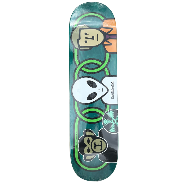 Alien Workshop - Forest Green 8.375 Missing Link - Skateboard Deck