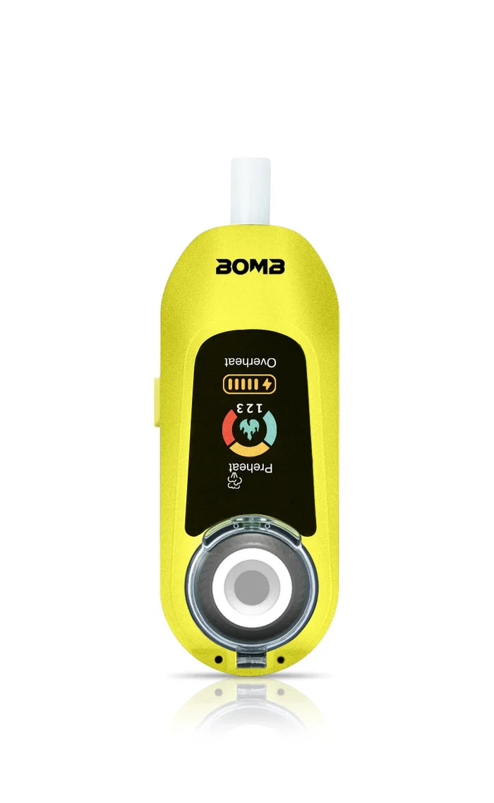 Bomb × VapX Magic Bean Mobile Vaporizer- Onyx Black