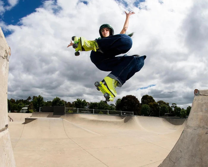 Chuffed Skates - Green RIB Pro Boot - Boots Only