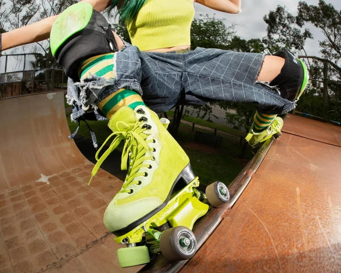 Chuffed Skates - Green RIB Pro Boot - Boots Only