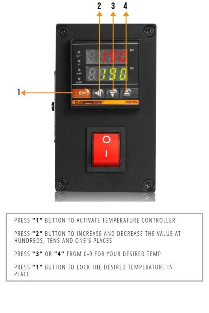 DABPRESS PID Controller Basic Enail Kit.