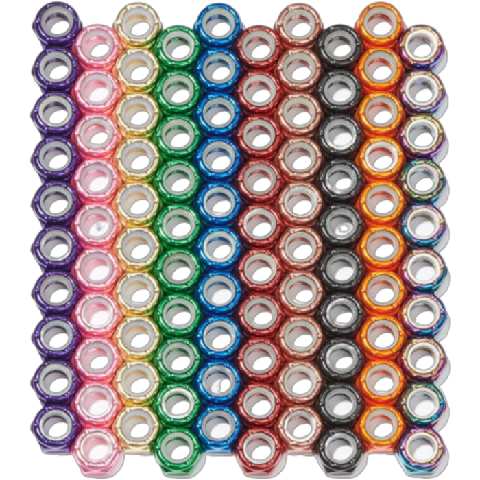 Defiant Upgrades - Chrome 8mm Axle Nuts (10 Pack)