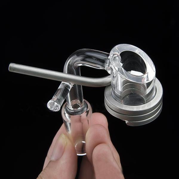 Domeless Slanted Quartz Banger Enail.