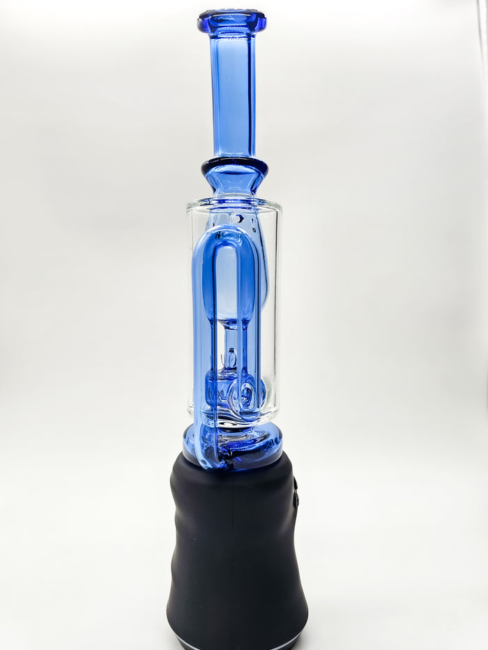 Focus V Carta Blue Opal Incycler Glass Bubbler Attachment