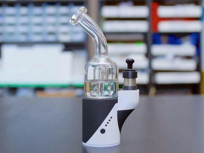 Focus V Carta Glass Bubbler Top Bent Neck Water Attachment - Discount E-Nails