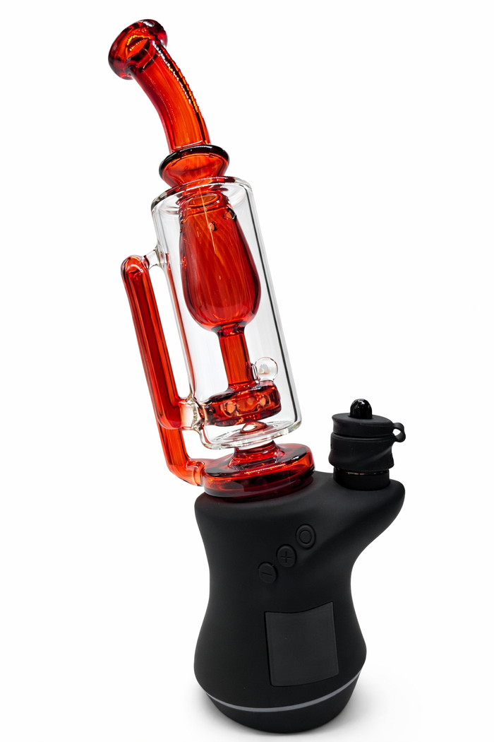 Focus V Carta Red Opal Incycler Glass Bubbler Attachment