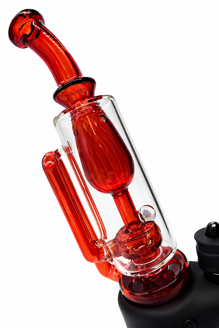 Focus V Carta Red Opal Incycler Glass Bubbler Attachment