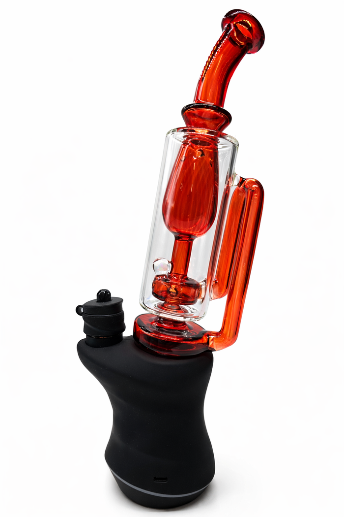 Focus V Carta Red Opal Incycler Glass Bubbler Attachment