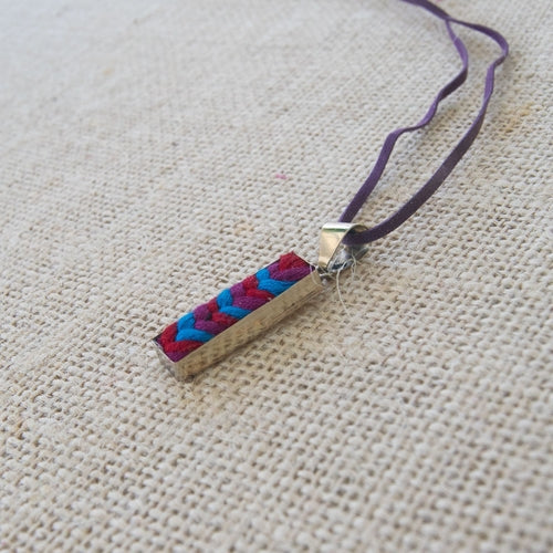 Folk Long Pendant Necklace.
