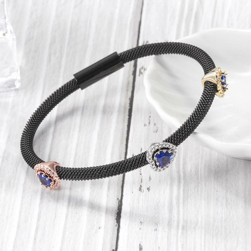 Heart Cable Station Bangle