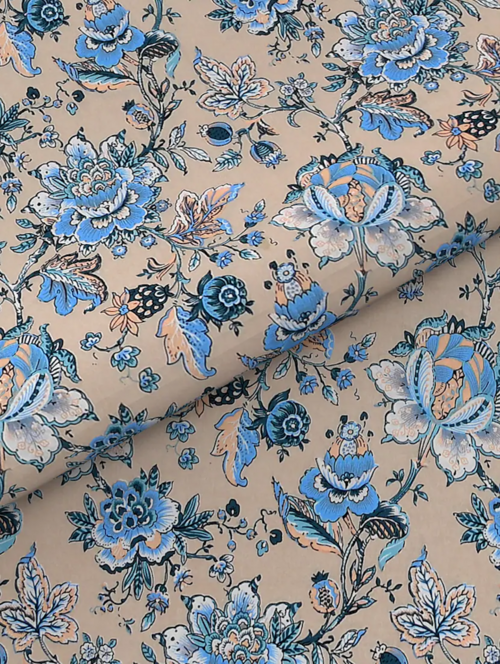 Multi Colored Cotton Bedsheet