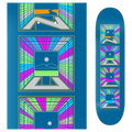 Null - Blue Kaleidoscape Deck - Skateboard Deck
