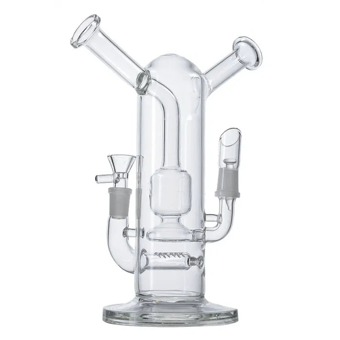 Pack Science Double Sidecar Neck Splashguard Inline Percolator