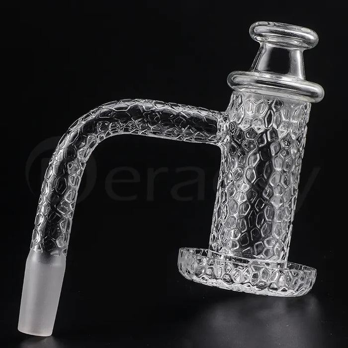 Pack Science Sandblasted Carving Pattern Quartz Banger Charmer Nail
