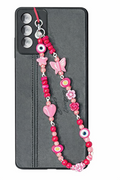 Pearl Beaded Phone Charm Accessory