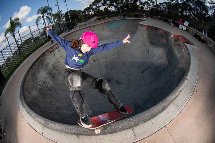 Pro-Tec - Gloss Pink Low Pro Certified Helmet