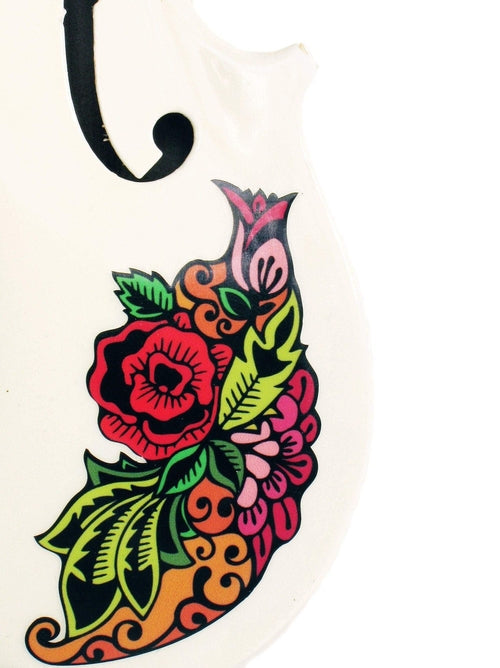 Rozanna's Butterfly Rose Tattoo White Violin Outfit | Crystal Fine