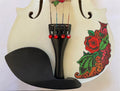 White with multi color / 1/4