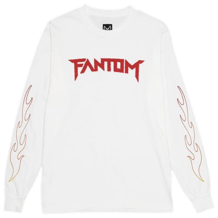 Skate Fantom - White - The Burnt Long Sleeve Shirt