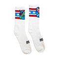 Socco Organic - Dirty Donny American Cobra Socks| White
