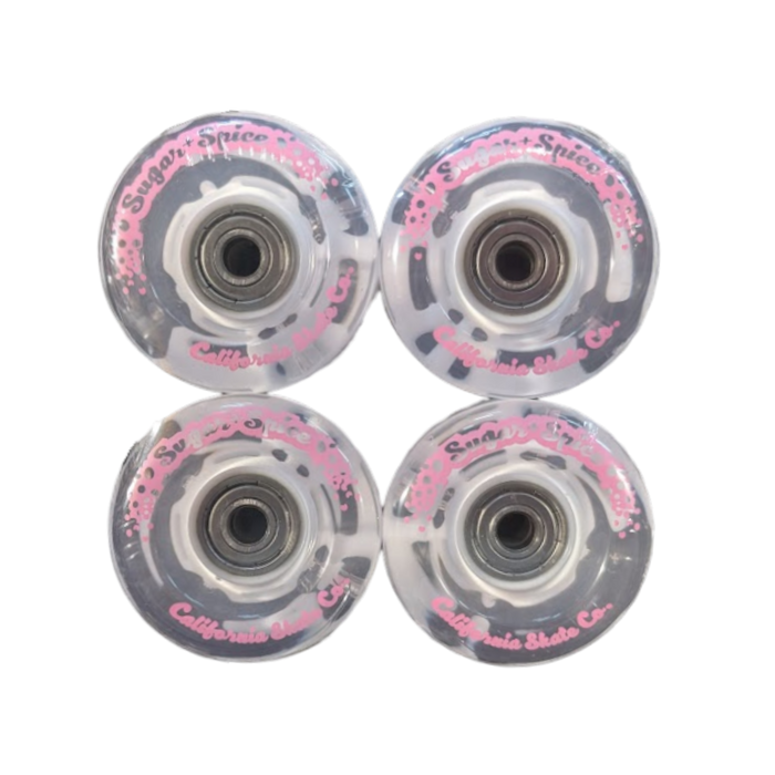 Sure Grip - Pink Sugar And Spice Light Up Wheels (4 Pack)