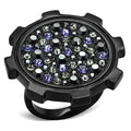 TK1296 IP Black(Ion Plating) Stainless Steel Ring