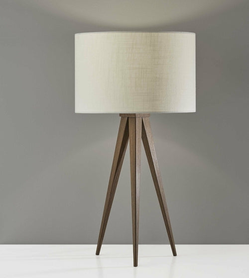 Treble Black Metal Table Lamp