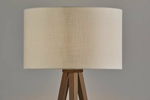 Treble Floor Lamp Three Black Metal Legs