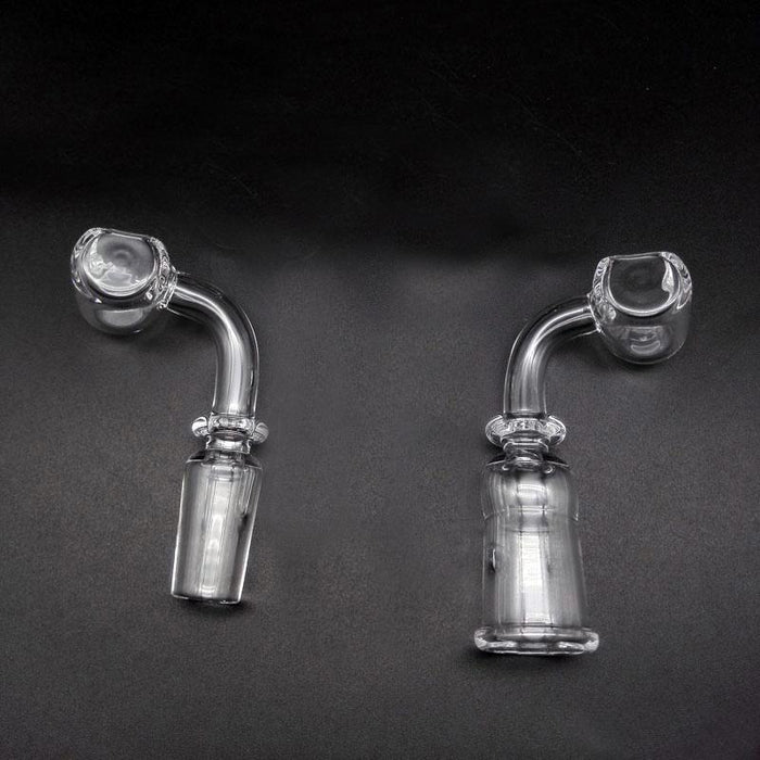 Trough Quartz Banger Nail With Carb Cap.