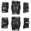 TSG - Black Basic Skate Pad Set