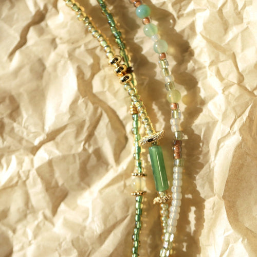 Verdelle Multi-Strand Necklace & Bracelet